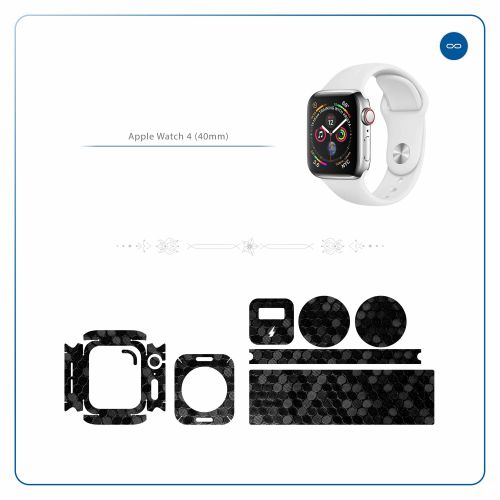 Apple_Watch 4 (40mm)_Honey_Comb_Circle_2